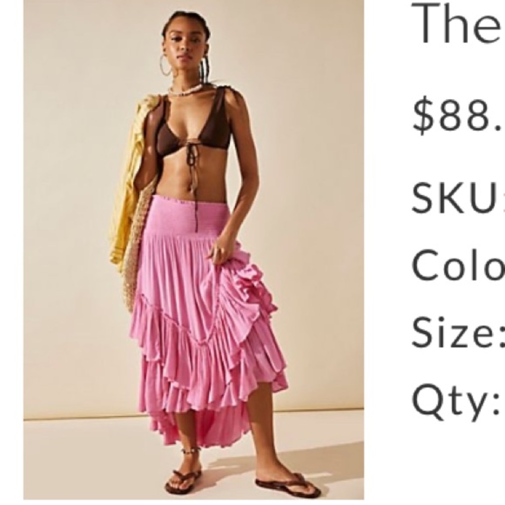 Light Pink Convertible Skirt/Dress